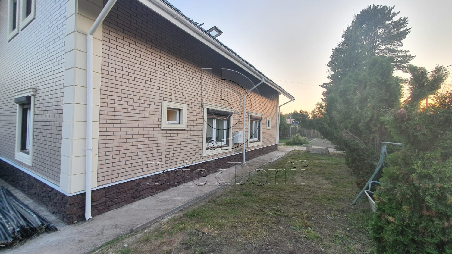 Mattone Sabbia Beige 245X66х7,4 мм Клинкерная фасадная плитка под кирпич облицовочная, бежевая