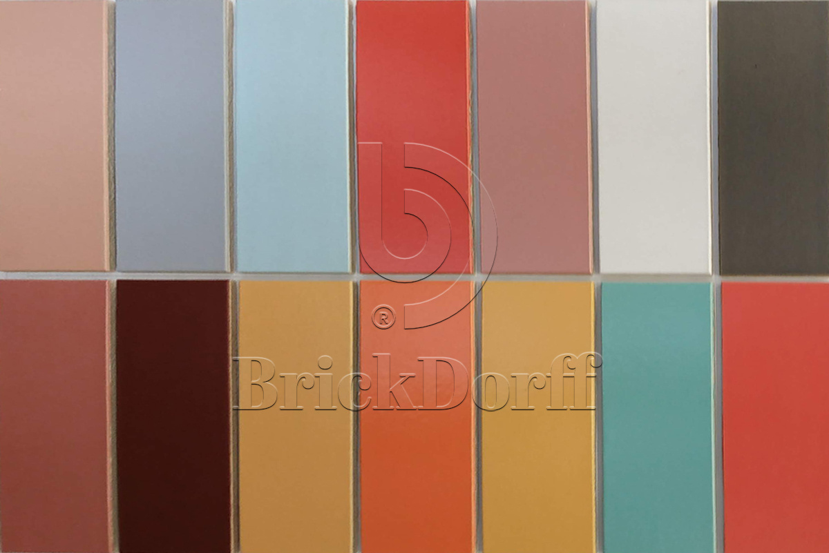 PRO-19-14 Глазурованная клинкерная фасадная плитка под кирпич ral 3012 240x71x10 мм