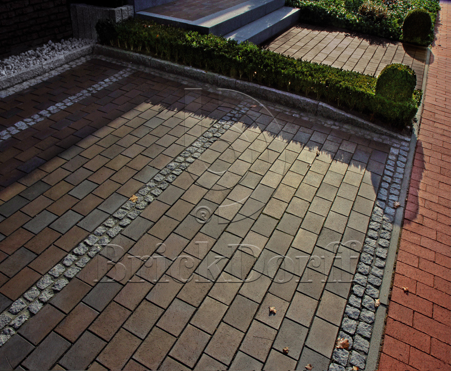 Тротуарная плитка / брусчатка Клинкерная ABC Kiel-Heidebunt (Киел-Хеидебунт), 200*100*45 мм