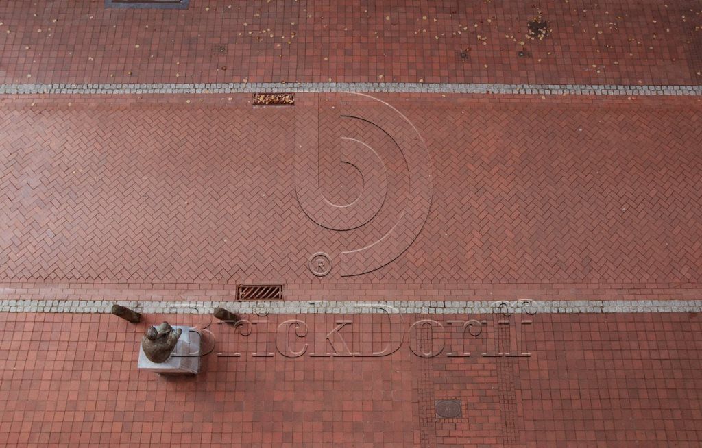 Тротуарная плитка / брусчатка Клинкерная ABC Rot-nuanciert (Рот-нуанкиерт), делится на 8 частей 240*118/60*60*52 мм