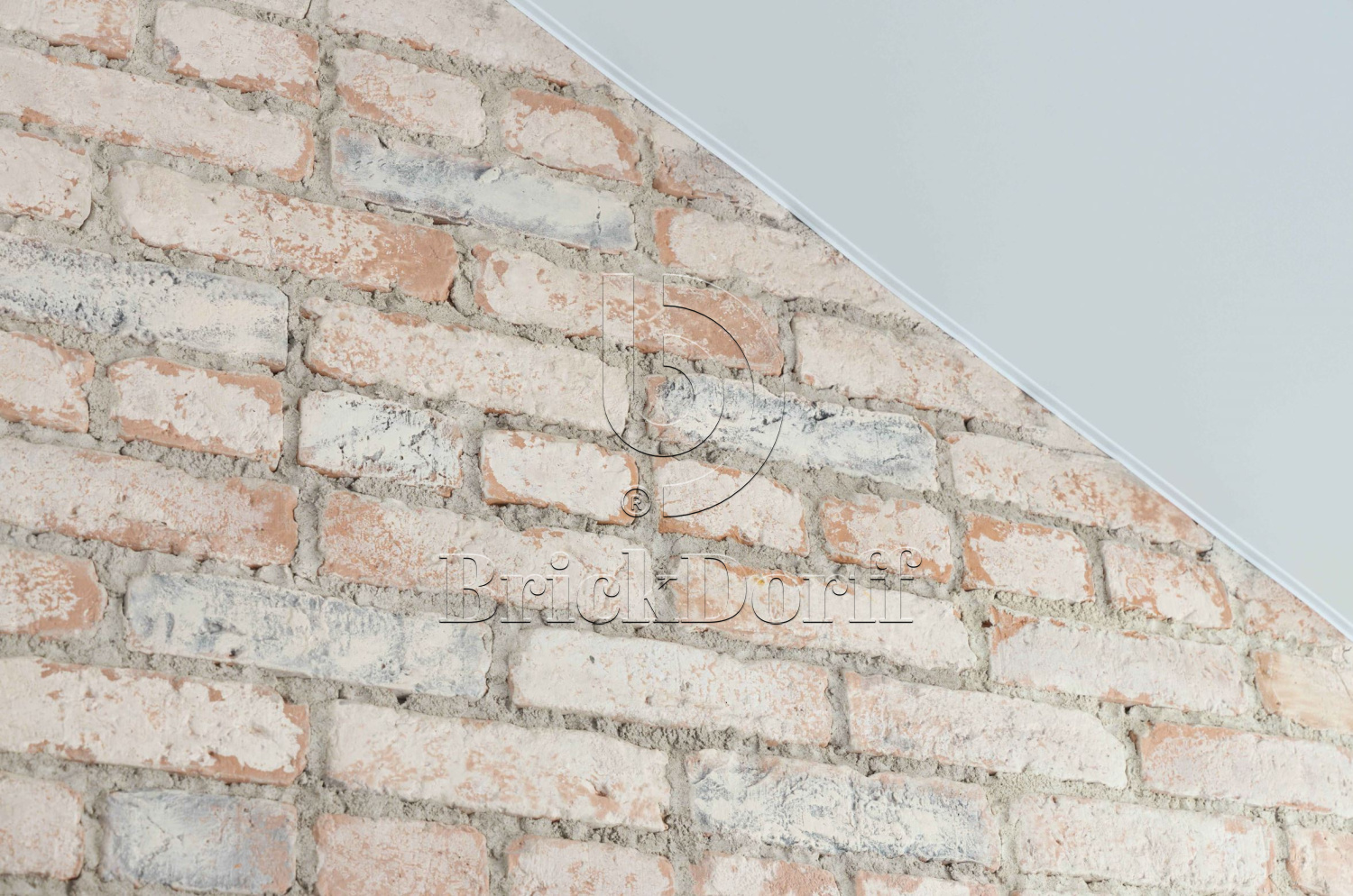 1 Скандинавский кирпич 250-260*60-70*15 мм, декоративный камень для фасада и интерьера Petra