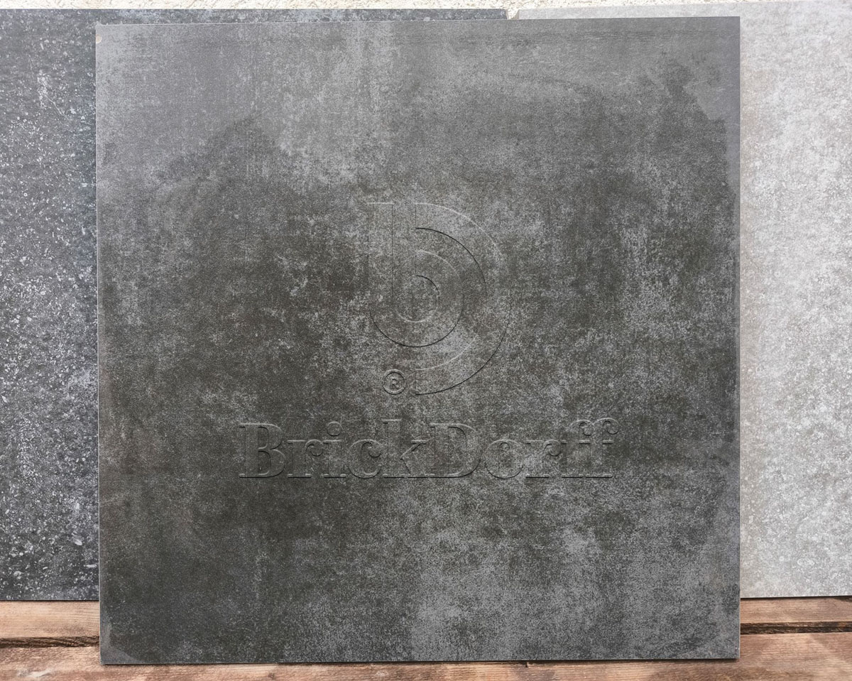 Moon Black 600x600x20 мм, тротуарная плитка уличная, противоскользящая, керамогранит OutdoorDesign