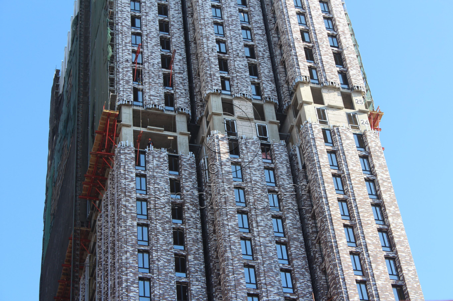 Клинкерная Плитка для Вентилируемых фасадов с расшивкой шва ABC №9009 240*71*14 мм