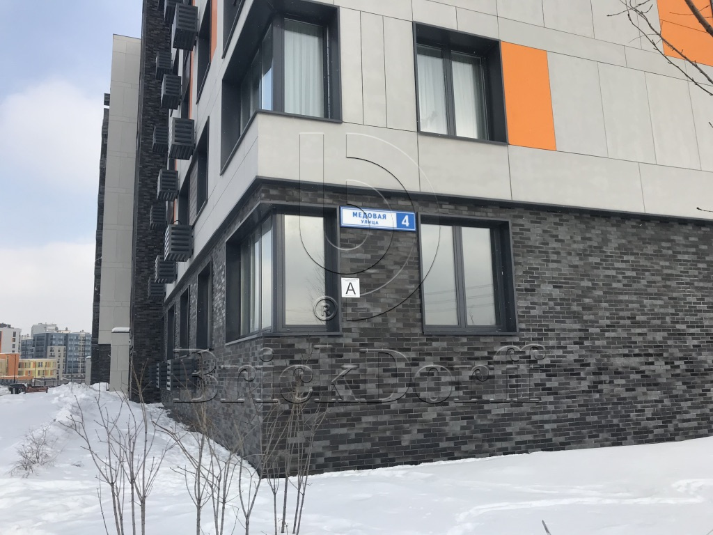 Клинкерная Плитка для Вентилируемых фасадов с расшивкой шва ABC №9025 240*71*14 мм