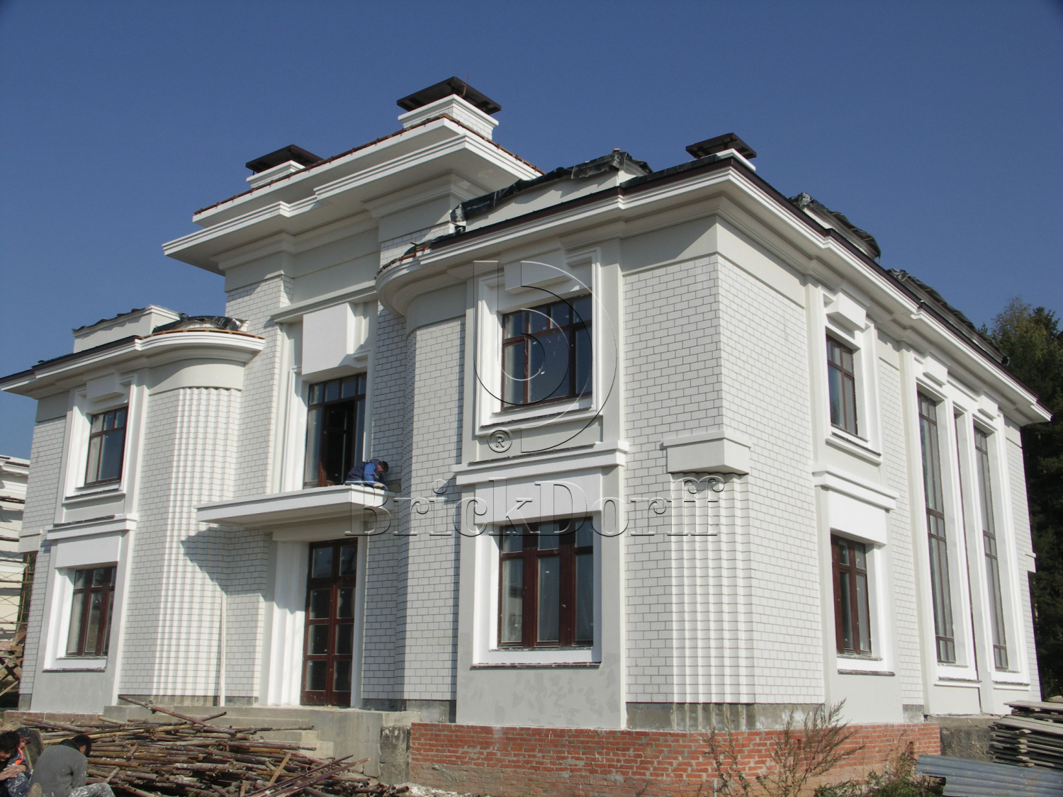 Фасадная Термопанель из пенополистирола ППС 60 мм с клинкерной плиткой Piz Tasna 240*71*10 мм