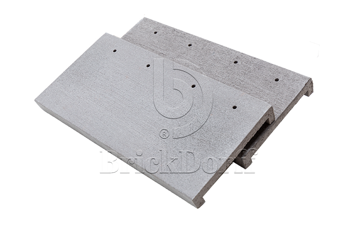 NORDIC 12 Lavagrau 365x250x30x14, ABC Клинкерная плитка для навесного вент Фасада и Кровли