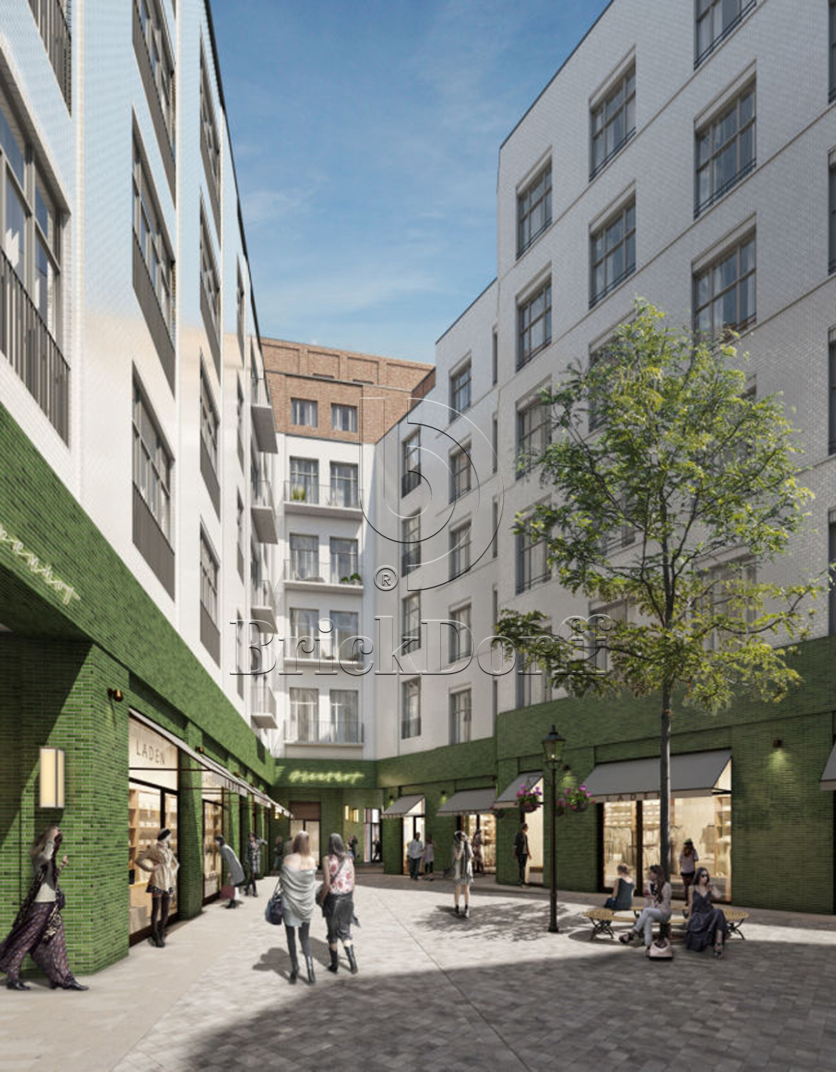 Глазурованная клинкерная фасадная плитка под кирпич Зеленая, 122*69*10 мм