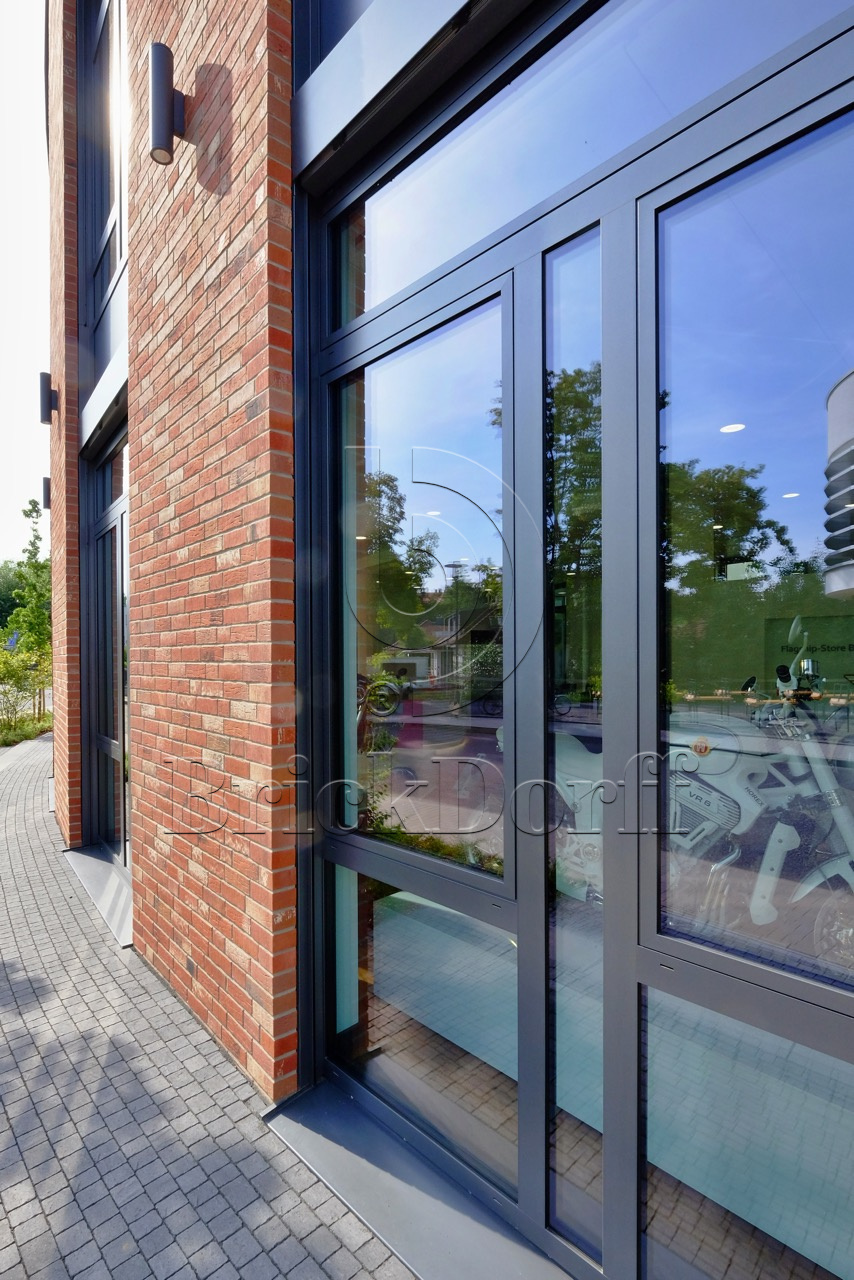 Клинкерная фасадная плитка облицовочная под кирпич Stroeher (Штроер) Steinlinge 374 shabbyrot рельефная NF14, 240*71*14 мм