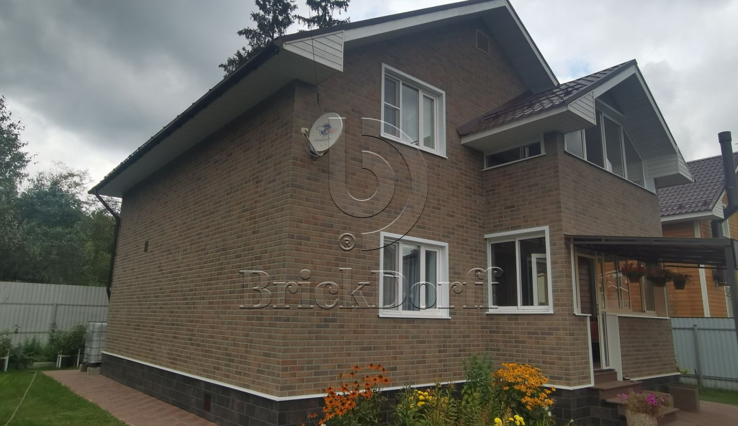 Retro Brick Cardamon фасадная термопанель из пенополиуретана ППУ 65 мм