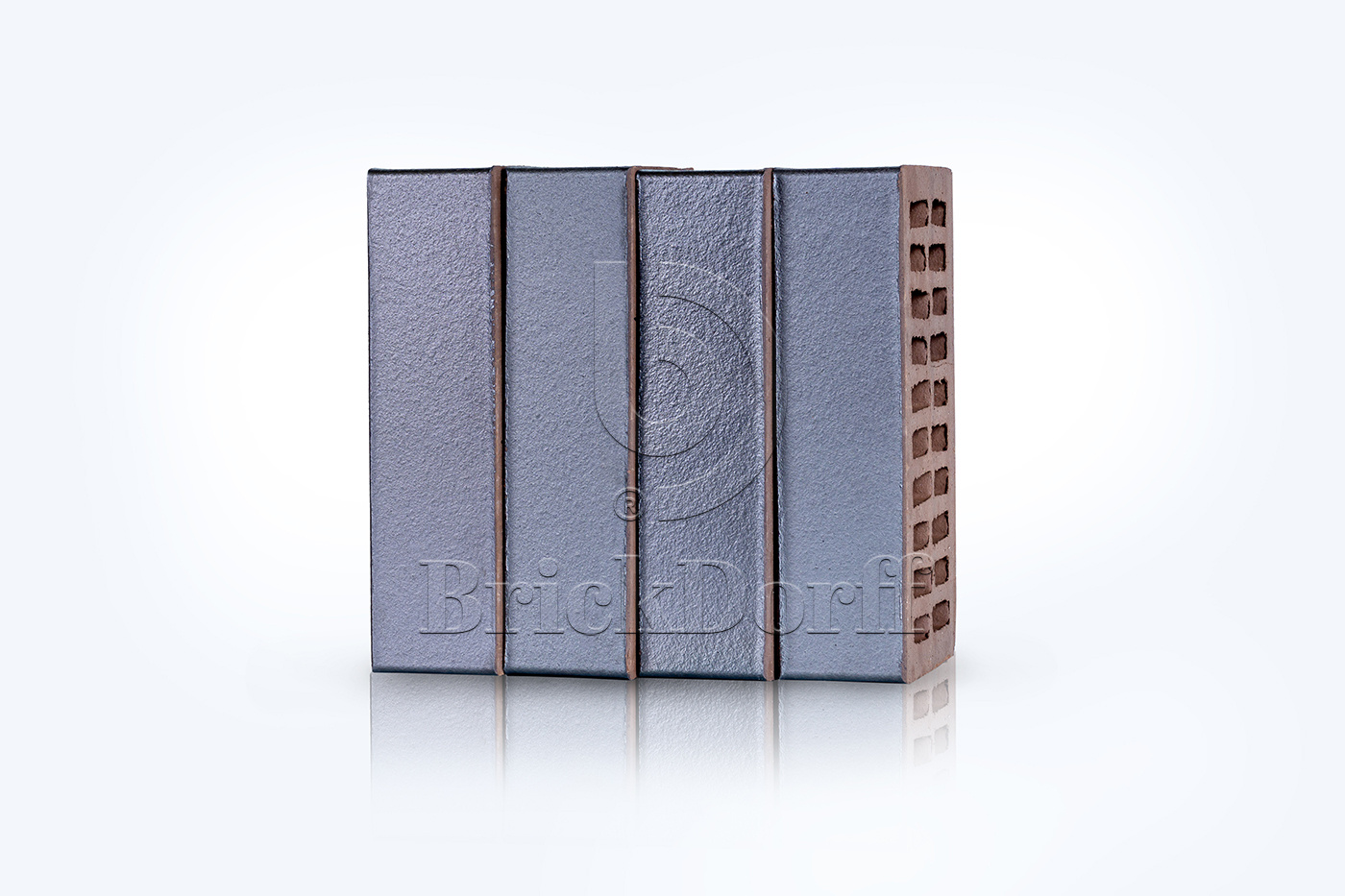 КГ Metallic Premium 1НФ 250*120*65 серый металик кирпич лицевой облицовочный керамический пустотелый