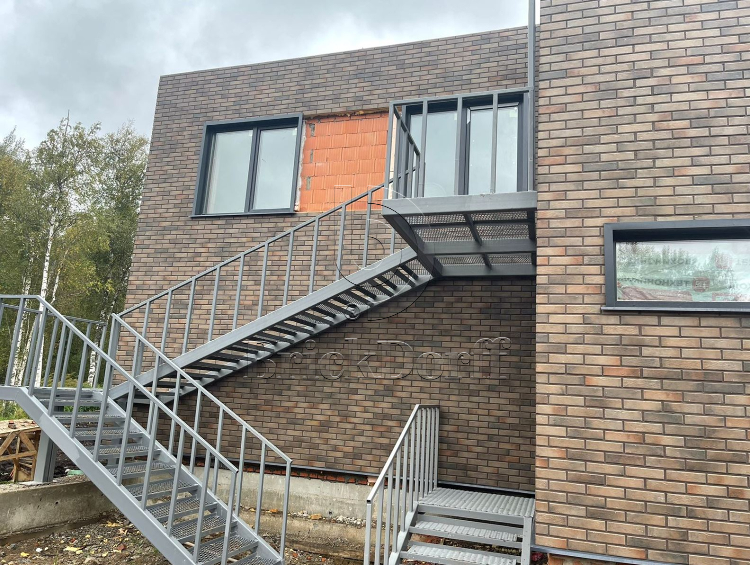 Retro Brick Cardamon фасадная термопанель из пенополиуретана ППУ 65 мм