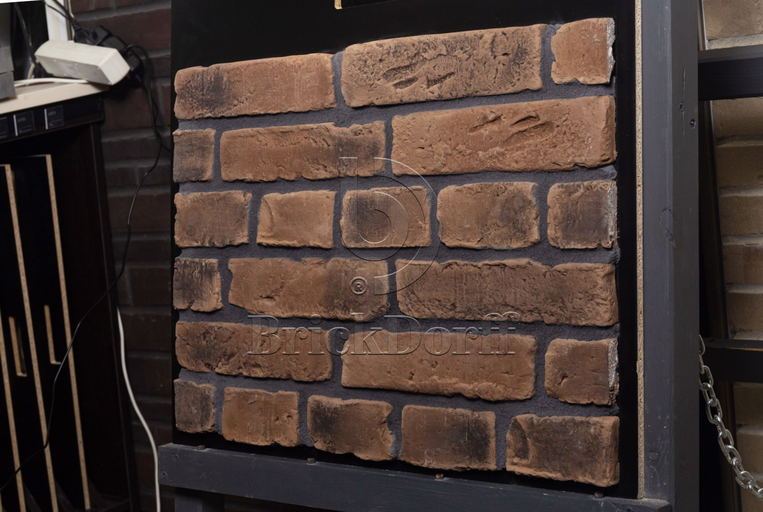 5.T Скандинавский кирпич 120-130*60-70*15 мм, декоративный камень для фасада и интерьера Petra