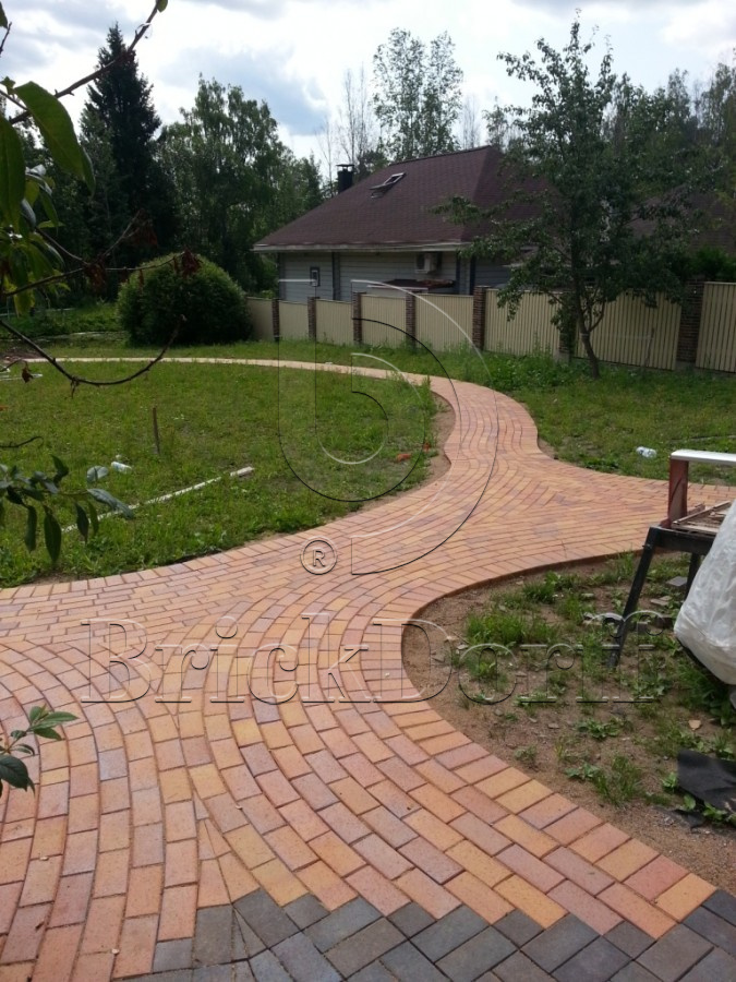 Тротуарная плитка / брусчатка Клинкерная ABC Herbstlaub-geflammt hell (Хербстлауб-гефламмт хелл), 200*100*45 мм