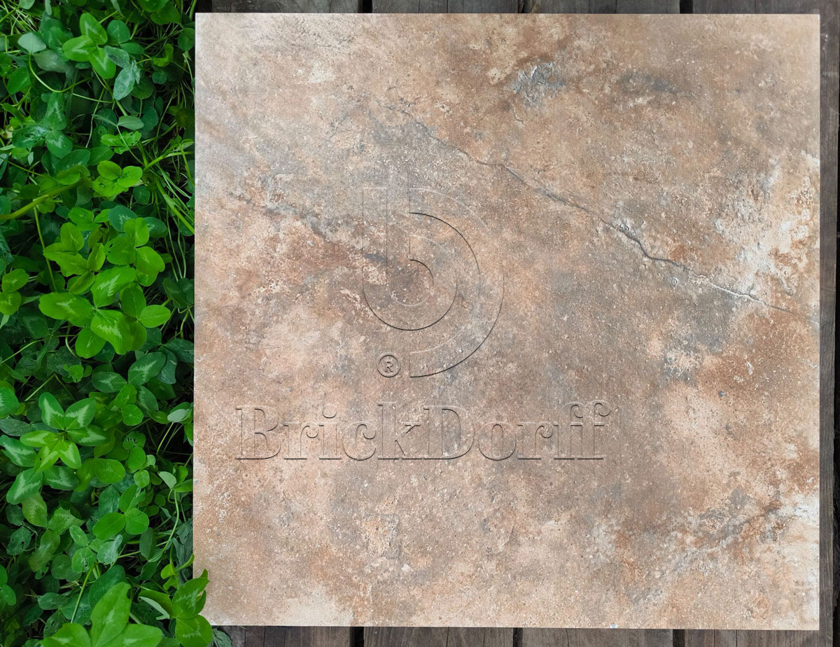 Taftan Red 600x600x20 мм, тротуарная плитка уличная, противоскользящая, керамогранит OutdoorDesign