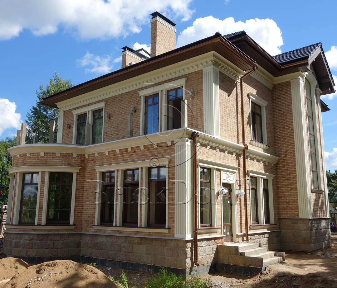 Клинкерная фасадная плитка облицовочная под кирпич Stroeher (Штроер) Zeitlos 352 kupferschmels рельефная NF14, 240*71*14 мм