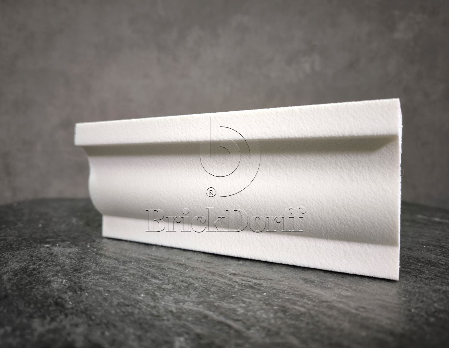 Молдинг для фасада - лепнина, декор из пенополистирола МВ-80/2 80*40*2000 мм