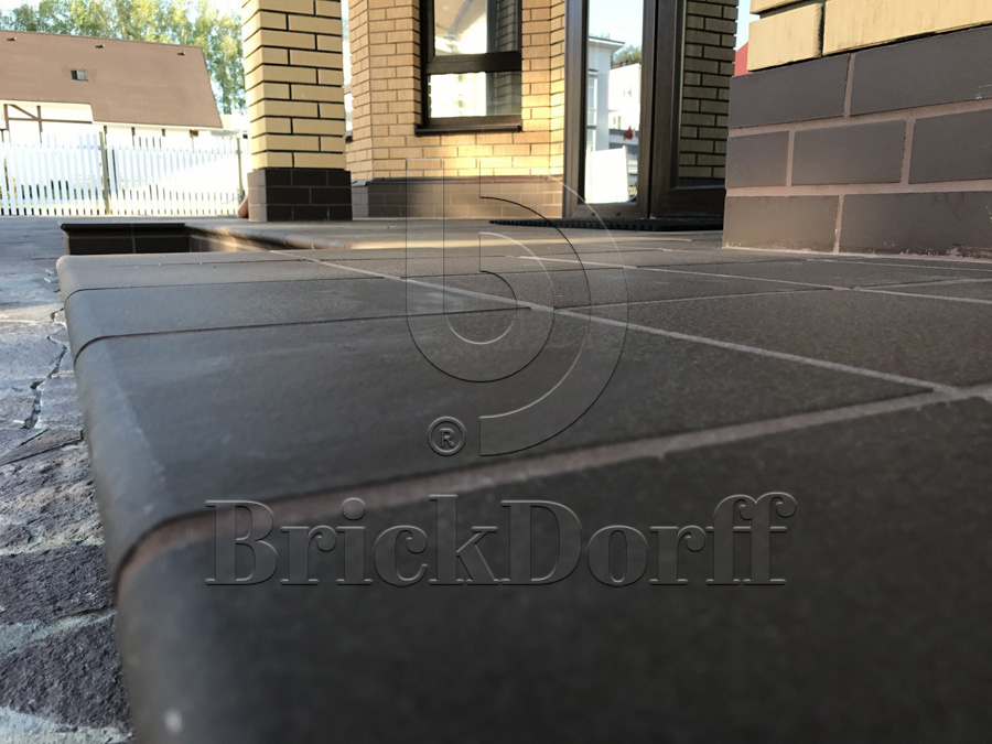 Клинкерная напольная плитка ABC Objekta Braun 240*240*12 мм