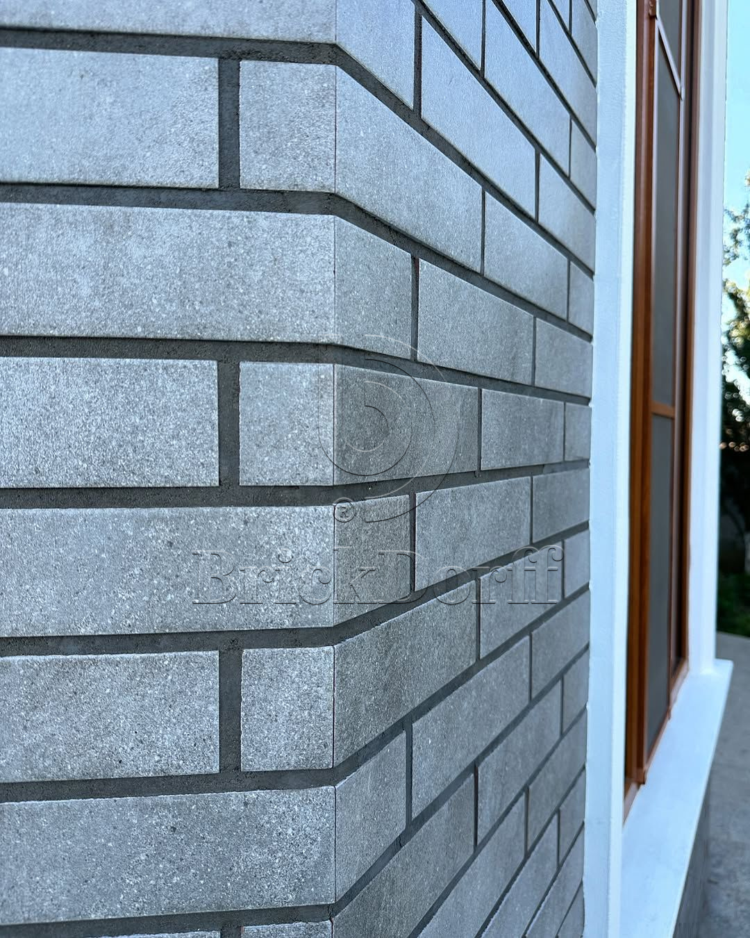 Mattone Sabbia Grafit 245X66х7,4 мм Клинкерная фасадная плитка под кирпич облицовочная, серая