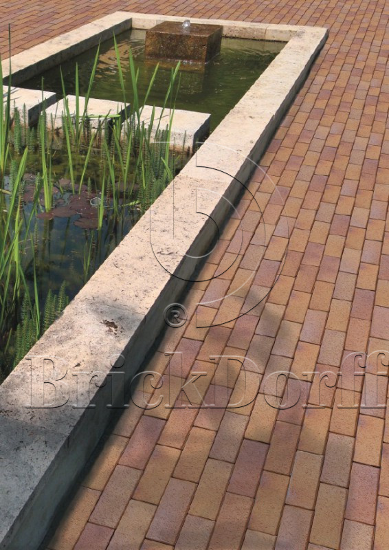 Тротуарная плитка / брусчатка Клинкерная ABC Herbstlaub-geflammt hell (Хербстлауб-гефламмт хелл), 200*100*45 мм