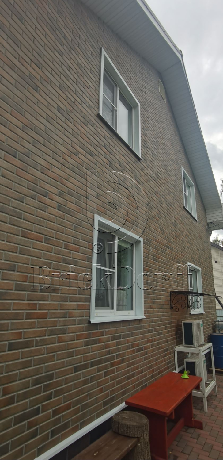 Retro Brick Cardamon фасадная термопанель из пенополиуретана ППУ 65 мм