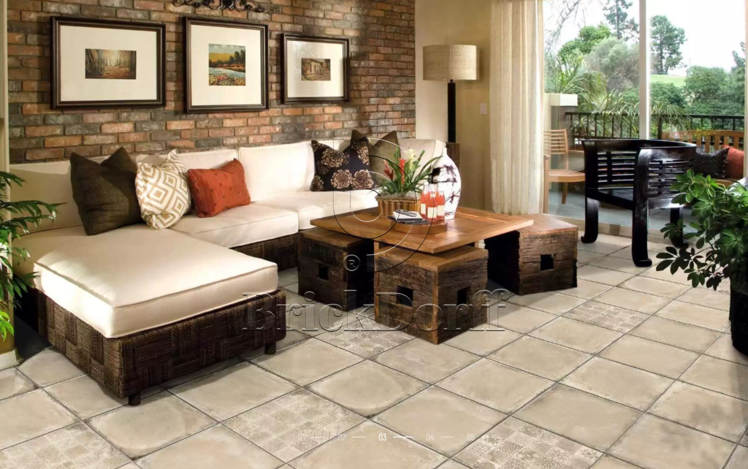 Alhamar BLANCO Exagres 330*330*12 мм, клинкерная ступень флорентинер- с капиносом, противоскользящая