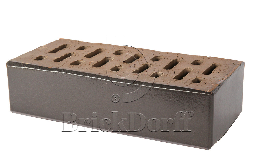 Кирпич клинкерный облицовочный антрацит, Lode KRYPTON гладкая, 250*120*65 мм