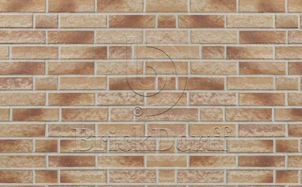 Клинкерная фасадная плитка облицовочная под кирпич Stroeher (Штроер) Zeitlos 354 bronzebruch рельефная NF14, 240*71*14 мм