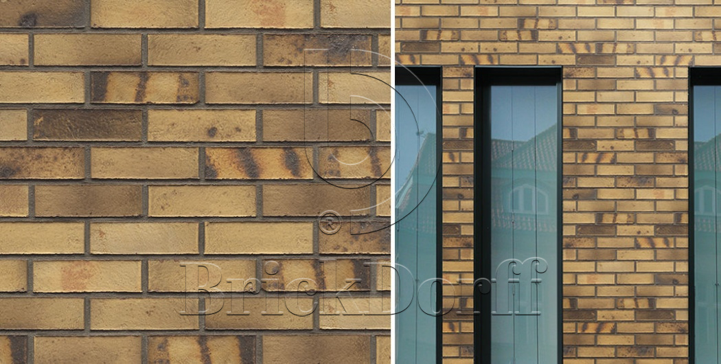 Кирпич облицовочный Клинкерный ABC 7603 Bornholm dänisch-Kohlebrand NF 240*115*71 мм