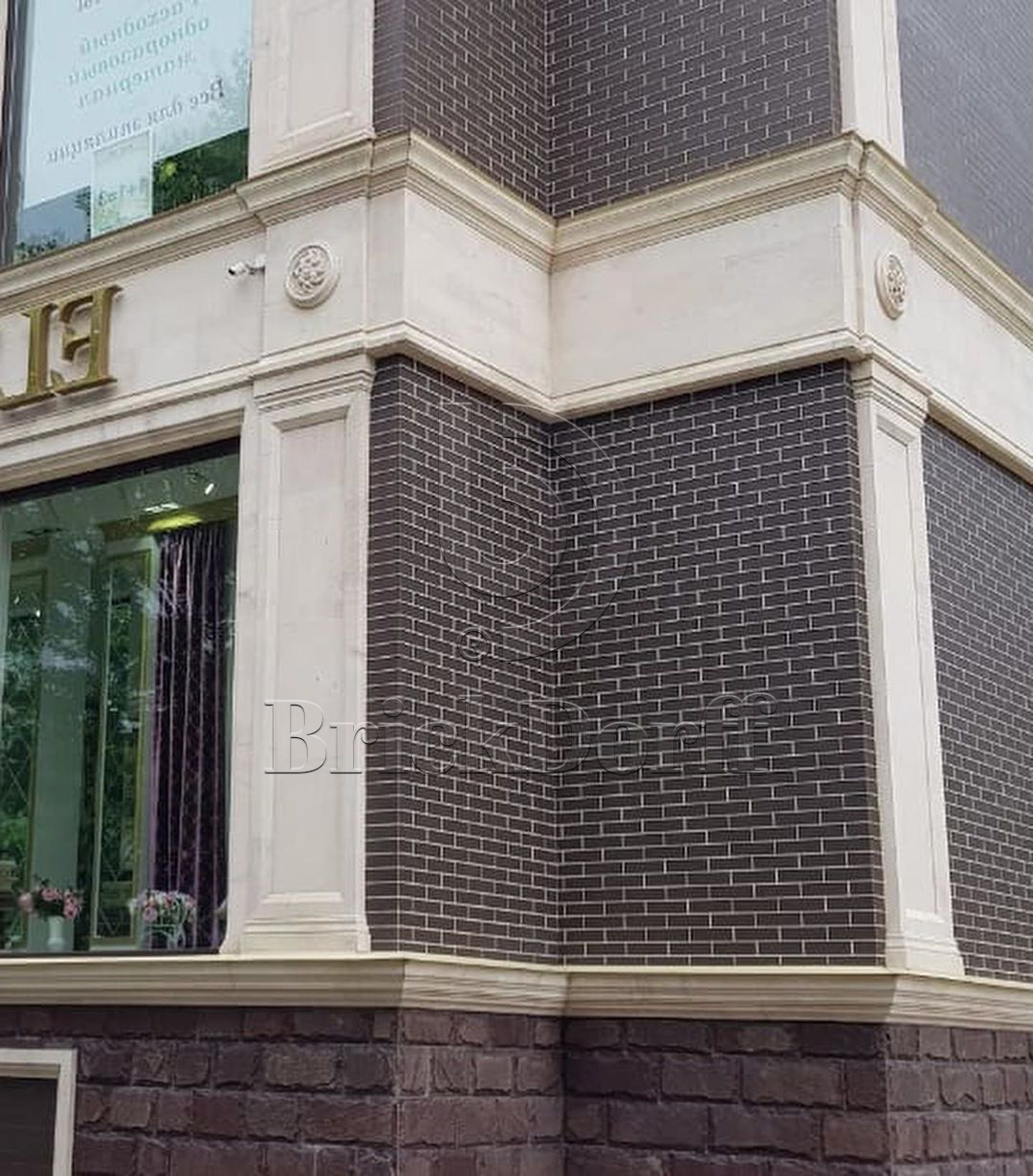 NATURAL BROWN 245X66х7,4 мм Клинкерная фасадная плитка под кирпич облицовочная коричневая