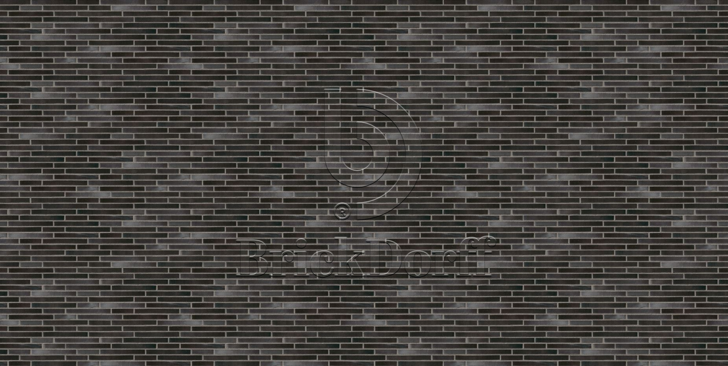 Кирпич облицовочный Клинкерный ригельный Langformat ABC 1002 Hamburg schwarz-blau-bunt glatt DF 365*115*52 мм