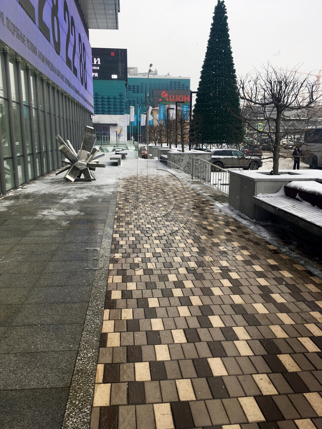 Тротуарная плитка / брусчатка Клинкерная ЛСР (RAUF Design) коричневый "Мюнхен" 200*100*50 мм