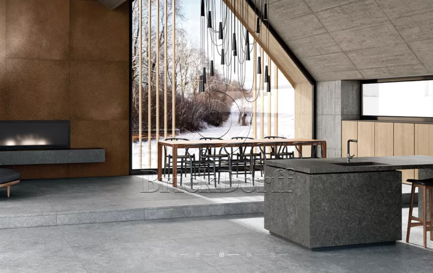 Ardenas GRIS Exagres 330*330*12 мм, клинкерная ступень флорентинер- с капиносом, противоскользящая