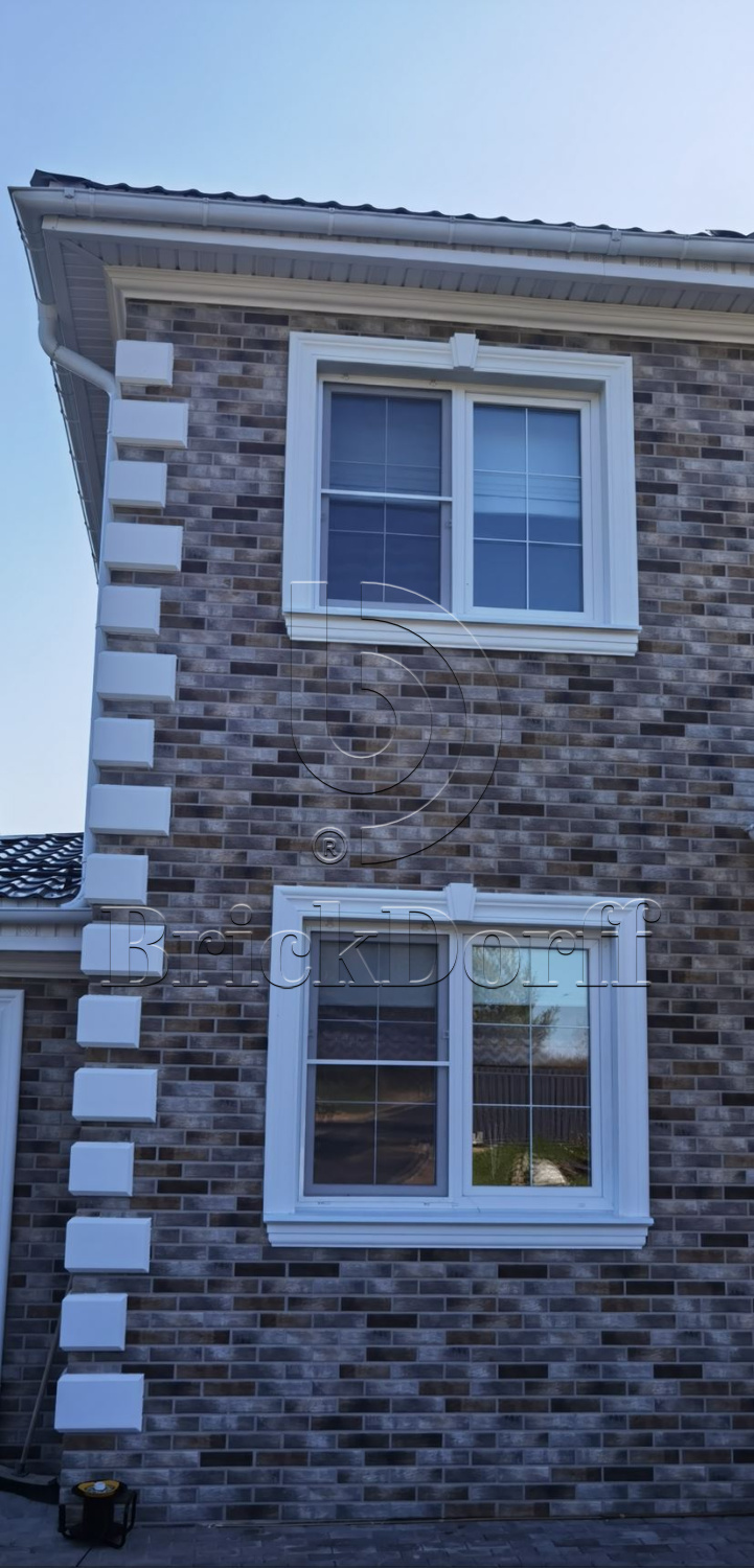 Loft Brick Pepper фасадная термопанель из пенополиуретана ППУ 65 мм