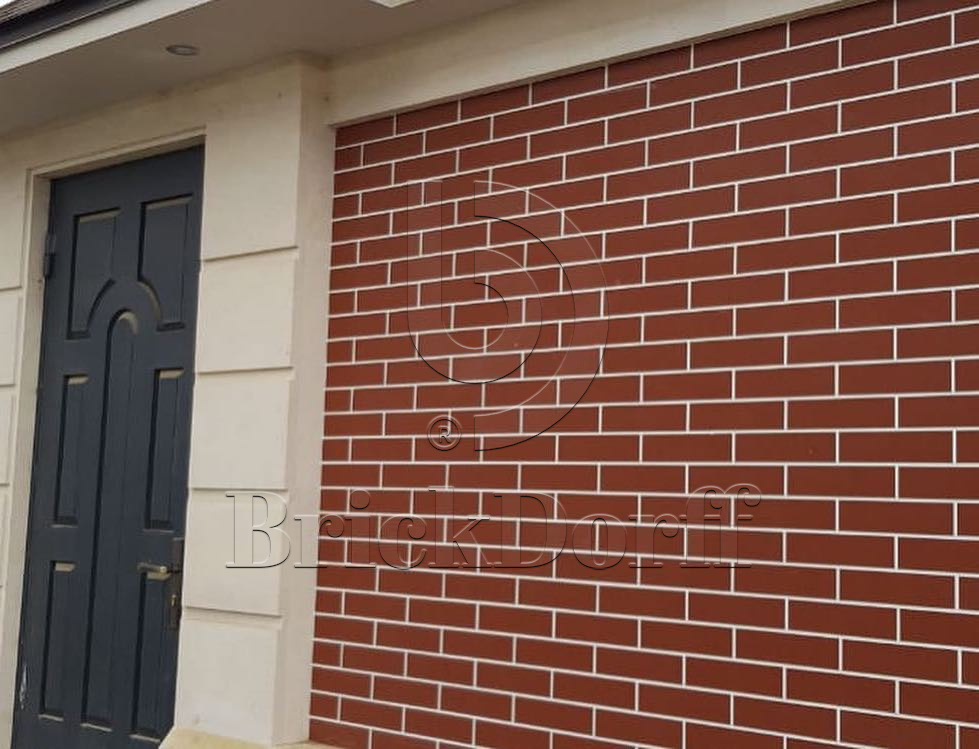 NATURAL ROSA DURO 245X66х7,4 мм Клинкерная фасадная плитка под кирпич облицовочная терракотовая