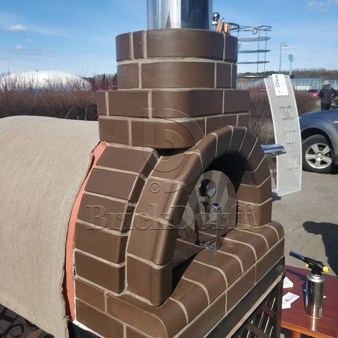 12.202100L Кирпич керамический полнотелый Печной Lode VECAIC BRUNIS гладкий, 250*120*65 мм