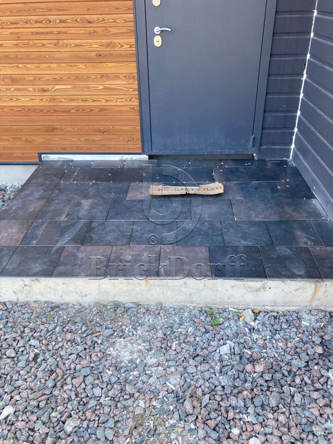 Клинкерная ступень флорентинер Scandiano Brown противоскользящая с капиносом, коричневый 330x300x11 мм