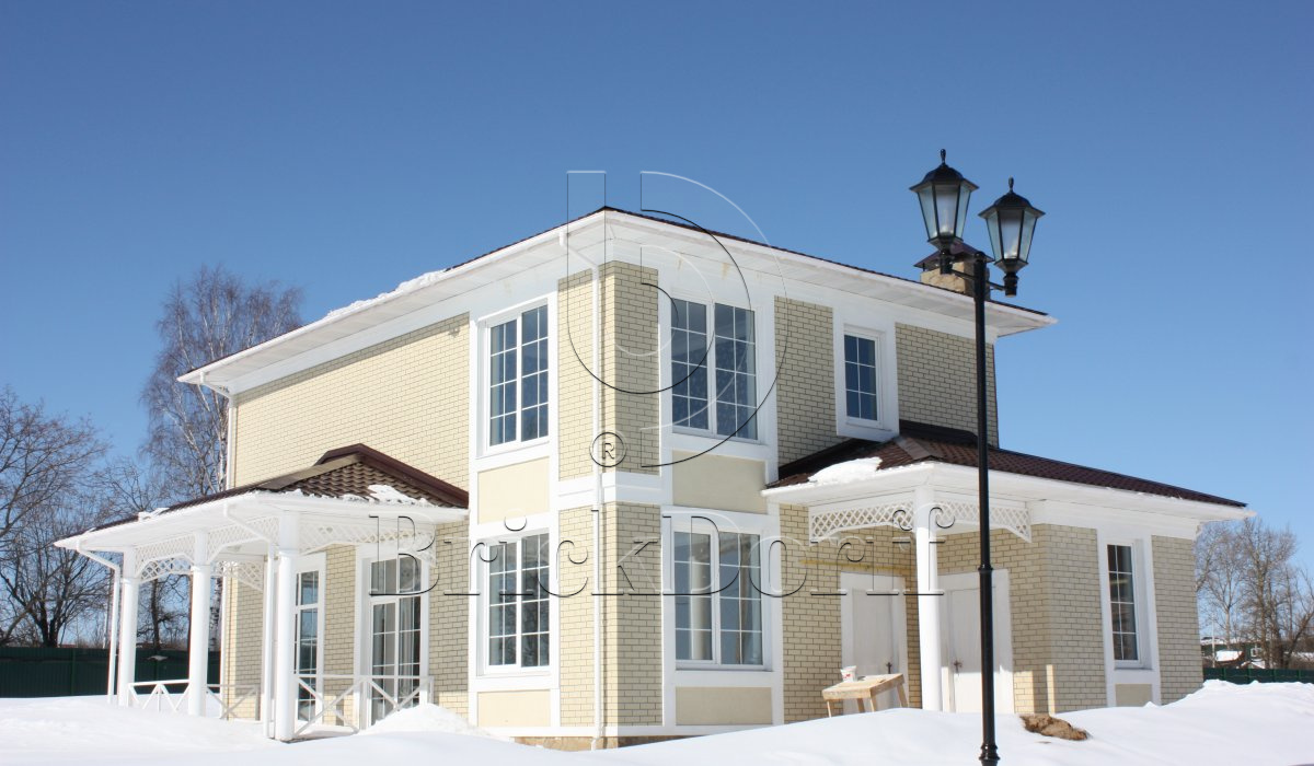 Alaska Beige genarbt, 240*71*7 мм, Клинкерная фасадная плитка облицовочная под кирпич бежевая, ABCklinker