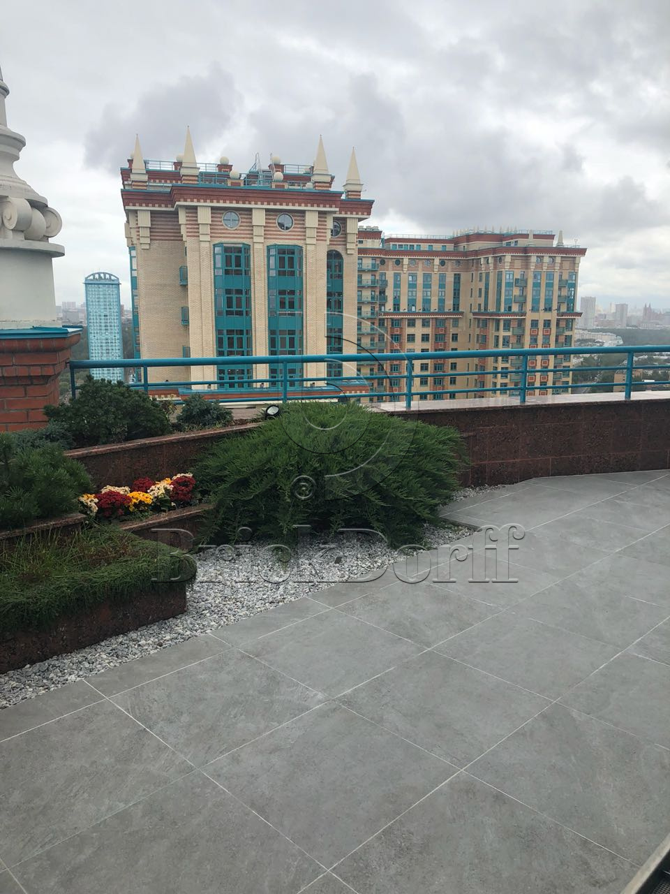 Тротуарная плитка Серая. Cliff Grigio 60 LASTRA 20mm / Клиф Гриджио 60 Ластра 20 мм 600х600х20мм