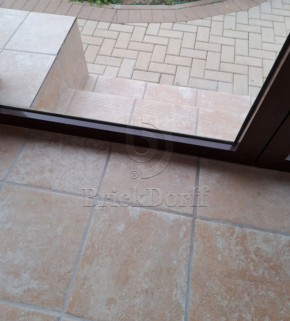 Клинкерная плитка Ilario Beige 300x300x11 – для улицы, террасы, крыльца, лестницы, морозостойкая