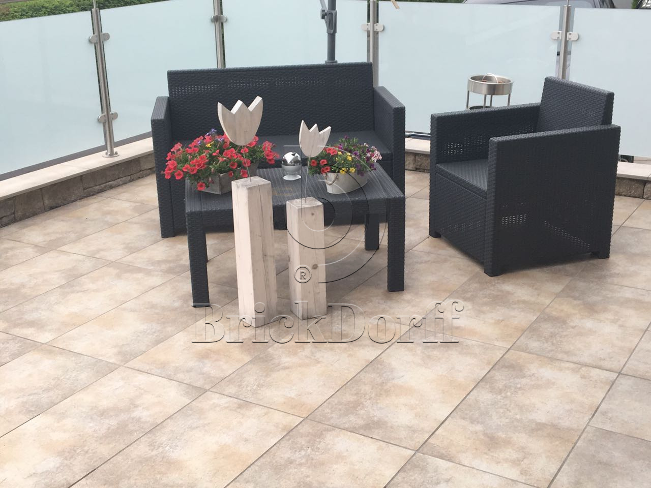 Клинкерная Плитка напольная противоскользящая Stroeher KERAPLATTE AERA T 727 pinar 294*294*10 мм