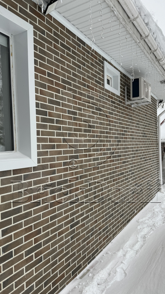 Retro Brick Cardamon фасадная термопанель из пенополиуретана ППУ 65 мм