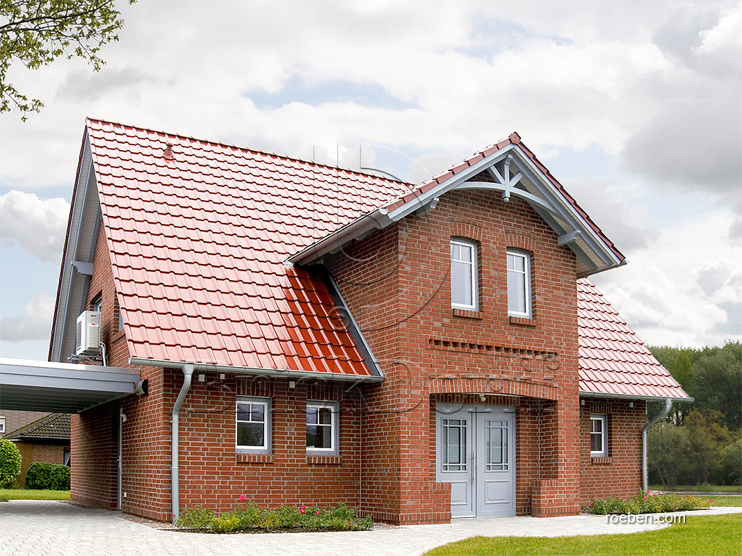 Керамическая черепица рядовая Roben Piemont каштан глянцевый ангоб