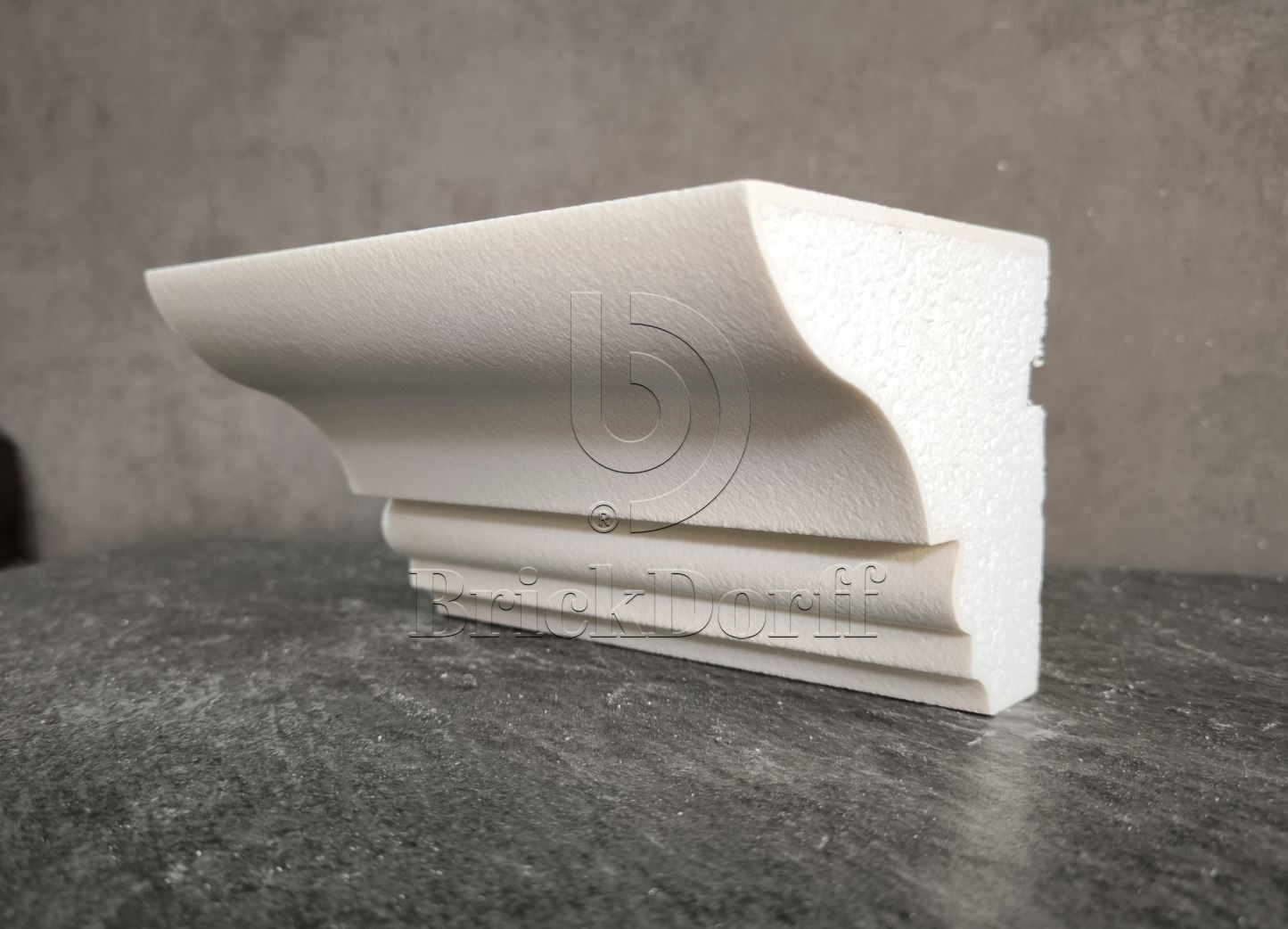 КАРНИЗ для Фасада и Интерьера - лепнина, декор из пенополистирола КВ-111/1 111*130*2000 мм