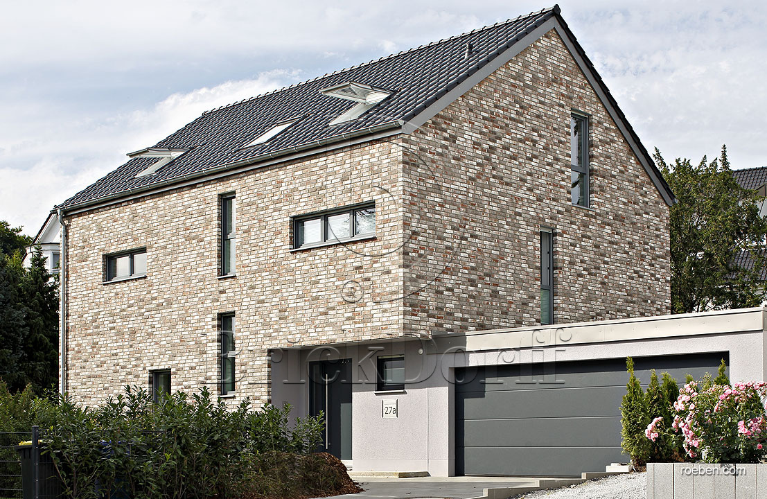 Керамическая черепица рядовая Roben FLANDERNplus антрацит ангоб